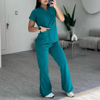 Ensemble de Blouse et Pantalon Médical Femme 2026 – Confort Optimal, Coupe Slim Évasée, Qualité Supérieure, Personnalisable – Idéal Hôpital, Dentiste, Salon – Vente en Gros