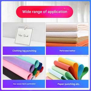 Máquina perforadora de etiquetas eléctrica, pequeña máquina perforadora de etiquetas de tela eléctrica - Product Image 4
