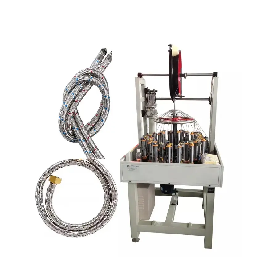Prodotti popolari macchina per intrecciare il tubo flessibile in filo di acciaio inossidabile in ottone durevole