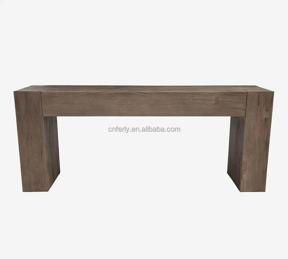 Modern New European and American Living Room Furniture Luxury Furniture Console Table Solid Wood Frame Console Table