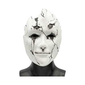 Masque Taoïste Black Myth Wukong en Résine Latex pour Fête d'Halloween, Accessoire de Cosplay Style Horreur - Product Image 4