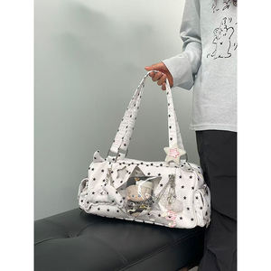 Bolsa de Mano de Nailon al por Mayor, Ligera, Moderna, con Diseño de Estrella, Gran Capacidad, <span class=keywords><strong>Kawaii</strong></span>, Estilo Japonés, para Mujer - Product Image 4