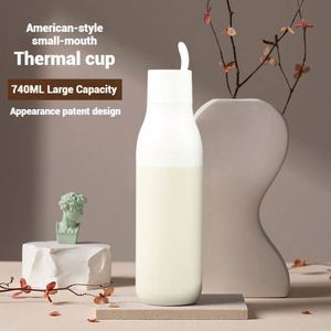 304 Stainless Steel Insulated Leak-Proof Temperature Display 6-12 Hours Thermal Performance Portable Handheld Sports <b>Small</b> Mouth - Product Image 6