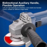 Meuleuse d'angle électrique DIY Shunfa S1M-FF17-100 1100W avec disque de meulage et poignée ergonomique pour la découpe, le polissage et l'élimination de la rouille des métaux