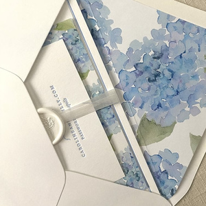 Luxury Classic Letterpress Wedding Greeting <b>Card</b> Ribbon Custom Size Elegant Design Fancy Kraft <b>Embossed</b> Digital Printing Custom - Product Image 2