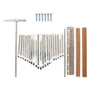 21-Tone Toetsen Set Met Stemhamer 21 Tonen Finger Piano Duim Piano Spelen Stukken Stalen Belettering Keyboard Muziekinstrument