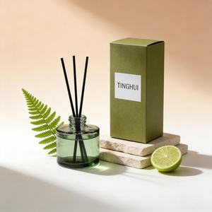 Wholesale 100ml 150ml 200ml High Quality Luxury Large Empty Glass Reed Diffuser <b>Bottle</b> with Box Packaging - Product Image 2