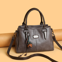 Tas Tangan Wanita Kapasitas Besar Grosir Pabrik, Tas Selempang Kulit PU Lembut, Tas Selempang Fashion
