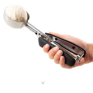 High Quality Stainless Steel Cookie Ice Cream Scoop <b>Set</b> Ball Maker Spoon Trigger Release Sustainable Kids Food Use Made <b>PC</b> - Product Image 3