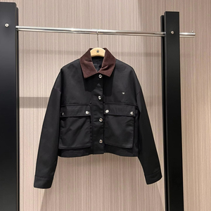 <span class=keywords><strong>Giacca</strong></span> da lavoro classica con Logo <span class=keywords><strong>a</strong></span> triangolo da <span class=keywords><strong>donna</strong></span> <span class=keywords><strong>giacca</strong></span> corta con colletto <span class=keywords><strong>in</strong></span> <span class=keywords><strong>velluto</strong></span> <span class=keywords><strong>a</strong></span> <span class=keywords><strong>coste</strong></span> Color block - Product Image 1