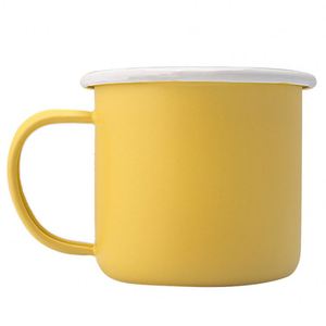 Taza de Café Personalizada Popular para Camping, Mini Taza de Acero Esmaltado con Logotipo - Product Image 3