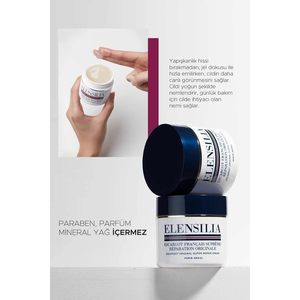 Crème réparatrice originale à l'escargot Elensilia, hydratation intense et soin de la barrière cutanée, 250 ml, non parfumée, soin coréen pour les peaux vieillissantes - Product Image 5