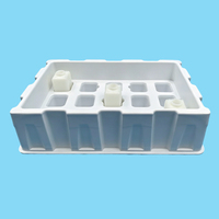 Bandeja de Plástico ABS HDPE YZG, Resistente, Lámina Gruesa, Moldeada al Vacío, para Transporte