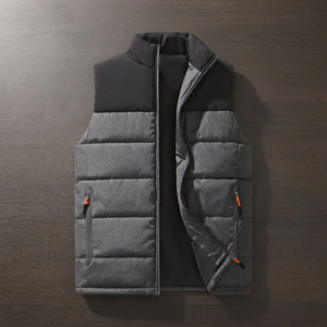 Hot Selling Men's Slim Fit Gilet <b>Jacket</b> New Trending Casual Wear with <b>Duck</b> <b>Down</b> Canvas Fabric Latest Style - Product Image 2