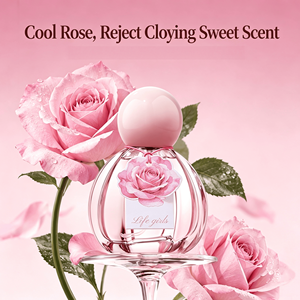 Perfume Floral Amaderado Life Girls Wild Rose, Aroma a Rosa Fresca <span class=keywords><strong>de</strong></span> Larga Duración 72H, No Cloyante, Dulce, Suave y Elegante - Product Image 4