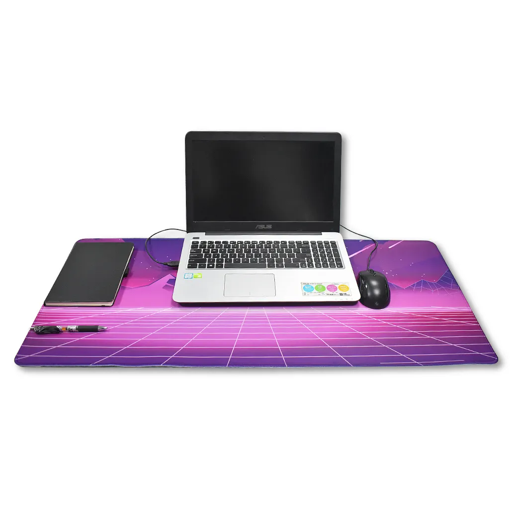 बड़े सब्लिमेशन माउस पैड XXL ब्लैंक, नियोप्रीन एंटी स्लिप कस्टम मुद्रित कंप्यूटर गेमिंग माउस पैड मैट कीबोर्ड पैड के साथ