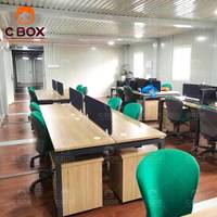 Cbox Maisons mobiles personnalisées, détachables, mini-maisons, bâtiments de bureaux modulaires, supermarchés, maisons préfabriquées en conteneurs colorés