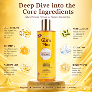Aceite Corporal Orgánico Personalizado con Logotipo Glow Plus, 24 Horas, Piel de Cristal, Vitamina C, Manchas Oscuras, Aclarador de <span class=keywords><strong>Axilas</strong></span>, Eliminación de Estrías - Product Image 5