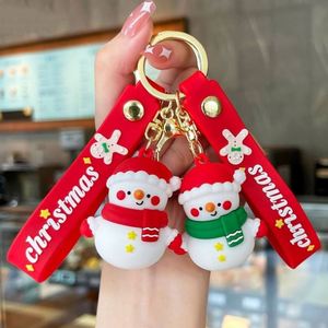 Llaveros de Muñeco de Nieve Navideño de Dibujos Animados, Bonitos y Económicos, al por Mayor, con MOQ Bajo, para Colgar en el Coche, en la Bolsa, como Accesorios y Pequeños Regalos - Product Image 2