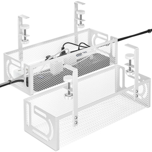 Organisateur de stockage de plateau de tiroir de bureau organisateur de câble de bureau en métal avec la charge sans fil pour <span class=keywords><strong>Tesk</strong></span> - Product Image 3