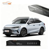 Film teinté pour vitres de voiture NANOTEK UV 400 en PET, protection de la vie privée, rejet UV 100% IR 96%, anti-jaunissement, autocollants