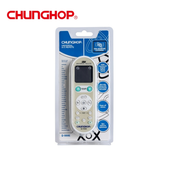 Q-988E Waterproof AC Remote Control Wholesale Customization IR Learning Remote for AC Smart AC Remote Control