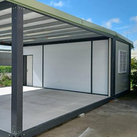 Maisons préfabriquées en acier sur mesure, 3 ou 4 chambres, conteneurs de 40 pieds, maisons de luxe en kit, 2 étages, modernes