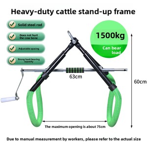 Nouveau Grand Élingue de levage robuste et extra-épais pour vaches laitières, avec cadre de soutien vertical, matériel d'aide au levage pour bétail - Product Image 3