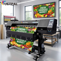 Imprimante jet d'encre numérique automatique pour étiquettes et papier Jetpal 1,3 m XP600/I3200, modèle à solvant écologique 1,3 m