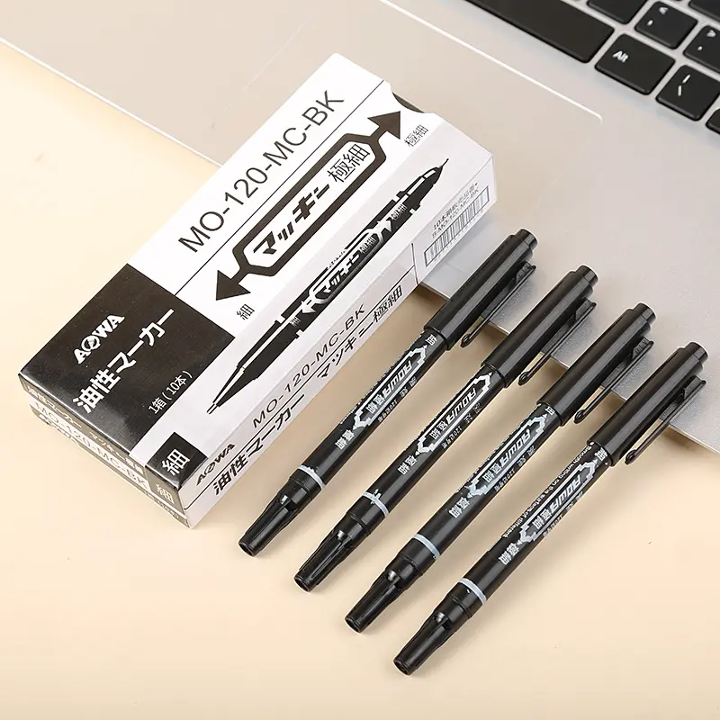 Wholesale Quick-Drying Customizable Size Whiteboard Marker Pen Set Oil-Based Permanent   Waterproof Great for Daily Use