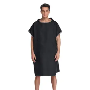 Eastsunshine Surf Poncho thay đổi áo choàng với Túi trùm đầu khăn Robe thay đổi khăn Poncho người lớn thiết kế bãi biển Khăn quá khổ