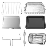Four à toaster électrique de comptoir numérique, capacité 18L, efficacité énergétique A++, contrôlé par application, écran LED, commande par bouton, convection