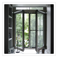 Fenêtre de Villa moderne personnalisée de haute qualité, fenêtres en aluminium à Double vitrage, fenêtre à battants