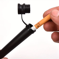 Tube d'emballage pour cigarettes enroulées sur mesure multi-tailles 98 mm, 116 mm, 120 mm, tubes pré-roulés en plastique recyclable avec couvercles