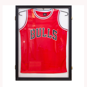 New Classic Custom Wood Jersey Frame Display Case Lockable Acrylic Protection Football Shadow Box Frames