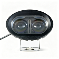 3.8Inch 10W Ellipse LED 6000K Work Light 4D Lens IP68 Waterproof 12-48V 720lm Auxiliary Driving Lamp Offroad Car Truck Forklift
