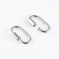 Fermoirs en acier inoxydable pour la fabrication de bijoux, accessoires de bijouterie, boucle d'escalade, mousqueton