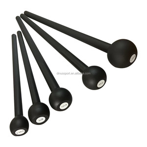 Dinuo Gym Home Outdoor Indian Clubs Fitness Strength Full-Body Training <span class=keywords><strong>Power</strong></span> <span class=keywords><strong>Bar</strong></span> Martillo de cabeza redonda Acero puro MaceBell - Product Image 1