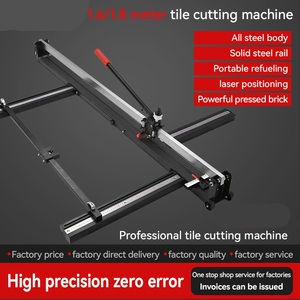 Coupe-carreaux manuel tout acier 1,6 m 1,8 m, machine de découpe de carreaux grand format avec positionnement laser infrarouge - Product Image 3