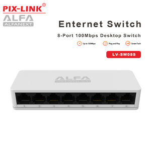 <span class=keywords><strong>Mini</strong></span> commutateur réseau PIX-LINK 10/100 / 100Mbps commutateur Ethernet 8 ports répartiteur <span class=keywords><strong>Internet</strong></span> Hub RJ45 de bureau - Product Image 2