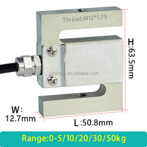 Kuvvet ölçümleri için 50kg yüksek hassasiyetli s-tipi kuvvet ölçüm aleti gerginlik basıncı tartı sensörü gerinim ölçer - Product Image 5