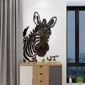 Pegatinas de pared acrílicas 3D, decoración de pared personalizada creativa, cabecera, sala de estar, TV, Fondo, pegatinas de pared - Product Image 3