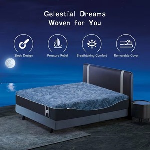 Matelas orthopédiques confortables et spectaculaires avec surmatelas, matelas de lit en <span class=keywords><strong>mousse</strong></span> à mémoire de forme à résilience nulle avec fonction massage et emballage en boîte roulante - Product Image 2