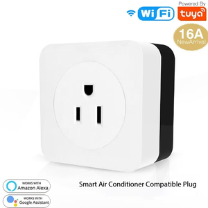 Aplicación de Control Remoto <span class=keywords><strong>para</strong></span> Aire Acondicionado <span class=keywords><strong>WiFi</strong></span> Tuya Smart Home, Control Remoto Programable <span class=keywords><strong>para</strong></span> Enchufes Inteligentes Estándar de EE. UU./UE/Reino Unido - Product Image 1