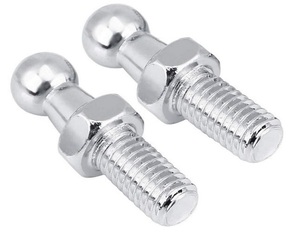 Boulon à tête hexagonale à extrémité sphérique, diamètre 12 mm, chromé, acier inoxydable 304, filetage métrique, classe 8.8 - Product Image 3