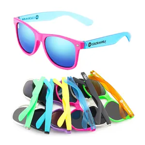Glazzy 2022 Multi Colors women glasses colourful frame Promotional Custom Logo Retro Shades Women Men Sunglasses Wholesale