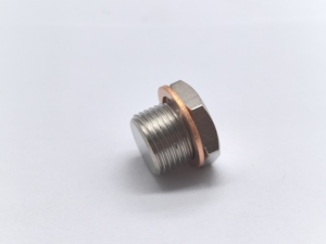 ปลั๊กอุดรูเหล็กชุบนิกเกิล M18x1.5 พร้อมแหวนทองแดง |   ชุดอุปกรณ์ซีลที่ทนทานสำหรับงานยานยนต์ - Product Image 5