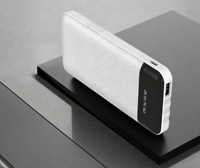 Chargeur portable 20000mAh à charge rapide, Power Bank avec câbles intégrés, support de téléphone, batterie externe, chargeur mobile, 4 sorties