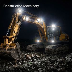 160W Square LED Mining <strong>Light</strong> Pods for Indonesian <strong>Coal</strong> Mines Nickel Operations Heavy Equipment Driving Auxiliary Lamps - Product Image 3