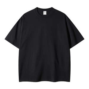 T-shirt en gros, poids lourd, uni, blanc, homme, luxe, personnalisé, lourd, 100% coton, surdimensionné - Product Image 1